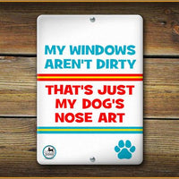 Nose Art PET SIGN - Aw Paws