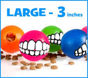 LARGE - Toothy Ball - Color Varies - Aw Paws