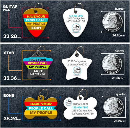 Have Your People Call My People Pet ID Tag Funny Pet Tags Aw Paws