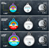 Rainbow 2 Pet ID Tag - Aw Paws