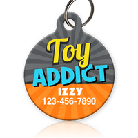 Toy Addict Pet ID Tag - Aw Paws