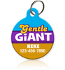 Gentle Giant Pet ID Tag - Aw Paws