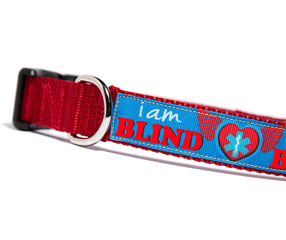 I Am Blind Dog Collar Medical Deaf Alert Collar Aw Paws