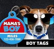 Boy Pet ID Tags - Aw Paws