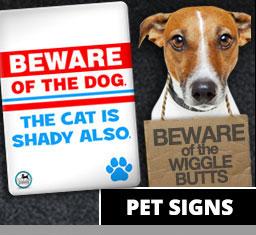 Pet Signs - Aw Paws