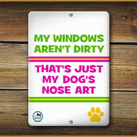 Nose Art PET SIGN - Aw Paws