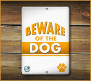 BEWARE OF THE DOG SIGN
