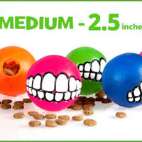 Medium - Toothy Ball - Color Varies - Aw Paws