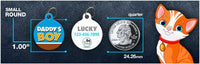 Daddy's Boy Cat ID Tag - Aw Paws