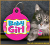 Baby Girl Cat ID Tag