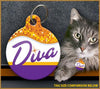 Diva Cat ID Tag - Aw Paws