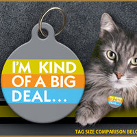 Kind of a Big Deal Cat ID Tag