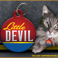 Little Devil Cat ID Tag
