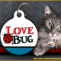 Love Bug Cat ID Tag