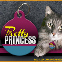 Pretty Princess Cat ID Tag