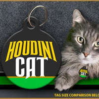 Houdini Cat Cat ID Tag - Aw Paws