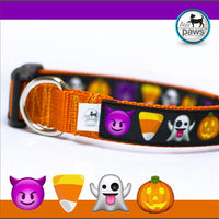 Halloween EMOJIS Dog Collar - Aw Paws