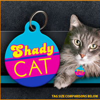 Shady Cat Cat ID Tag