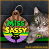 Miss Sassy Cat ID Tag