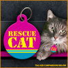 Rescue Cat Cat ID Tag