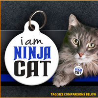 Ninja Cat ID Tag