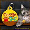 Cuddle Bug Cat ID Tag - Aw Paws
