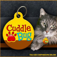 Cuddle Bug Cat ID Tag - Aw Paws