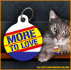More 2 Love Cat ID Tag