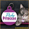 Picky Princess Cat ID Tag