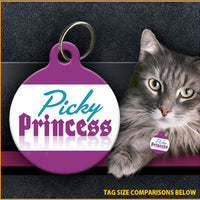 Picky Princess Cat ID Tag