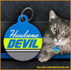 Handsome Devil Cat ID Tag - Aw Paws