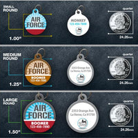 Air Force pet ID tag