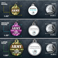 US Army Pet ID Tag