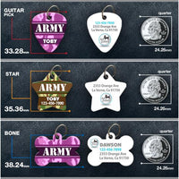 US Army Pet ID Tag