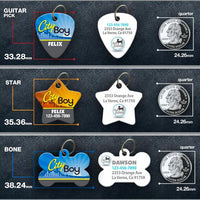 City Boy Pet ID Tag - Aw Paws