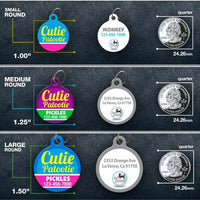 Cutie Patootie Pet ID Tag - Aw Paws