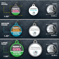 Daddy's Girl Pet ID Tag - Aw Paws