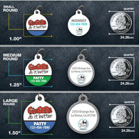 Gingers Do It Better Pet ID Tag - Aw Paws