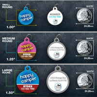 Happy Camper Pet ID Tag - Aw Paws