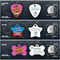 Happy Camper Pet ID Tag - Aw Paws