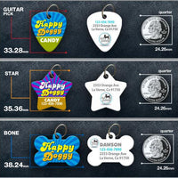 Happy Doggy Pet ID Tag - Aw Paws