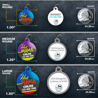 Hot Mama Pet ID Tag - Aw Paws