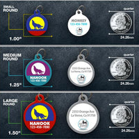 Howling Pet ID Tag - Aw Paws