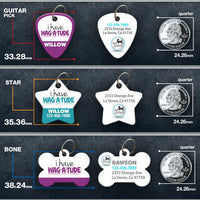 Wag-A-Tude Pet ID Tag