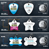 I'm Da Boss Pet ID Tag