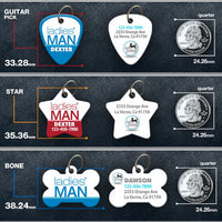 Ladies' Man Pet ID Tag
