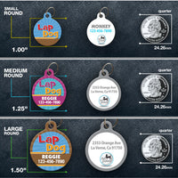 Lap Dog Pet ID Tag