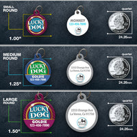 Lucky Dog Pet ID Tag
