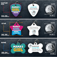 Mama's Girl Pet ID Tag