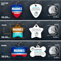 Marines Pet ID Tag - Aw Paws